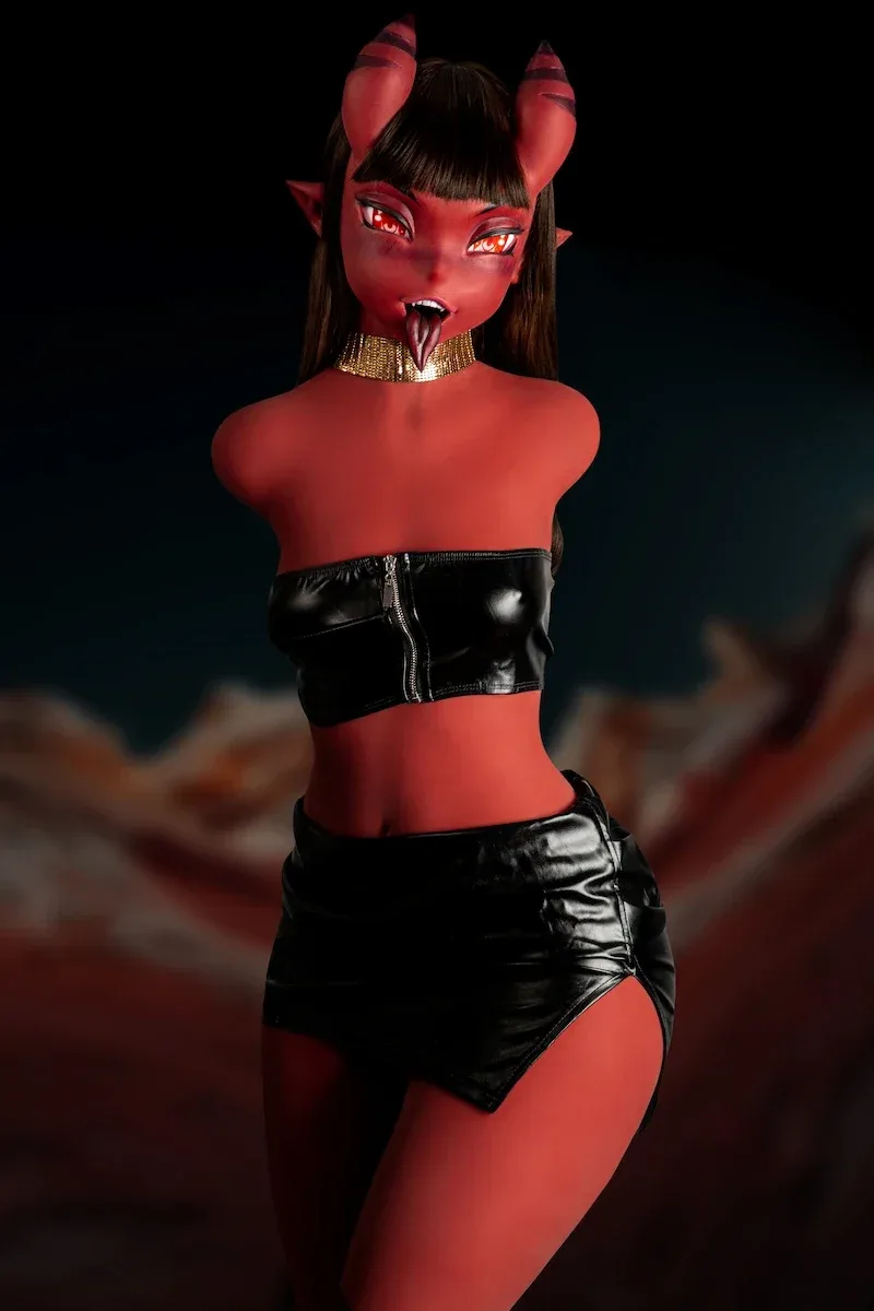 Climax Doll PRO TPE Torso 877# - Meru Silicone Head view 2