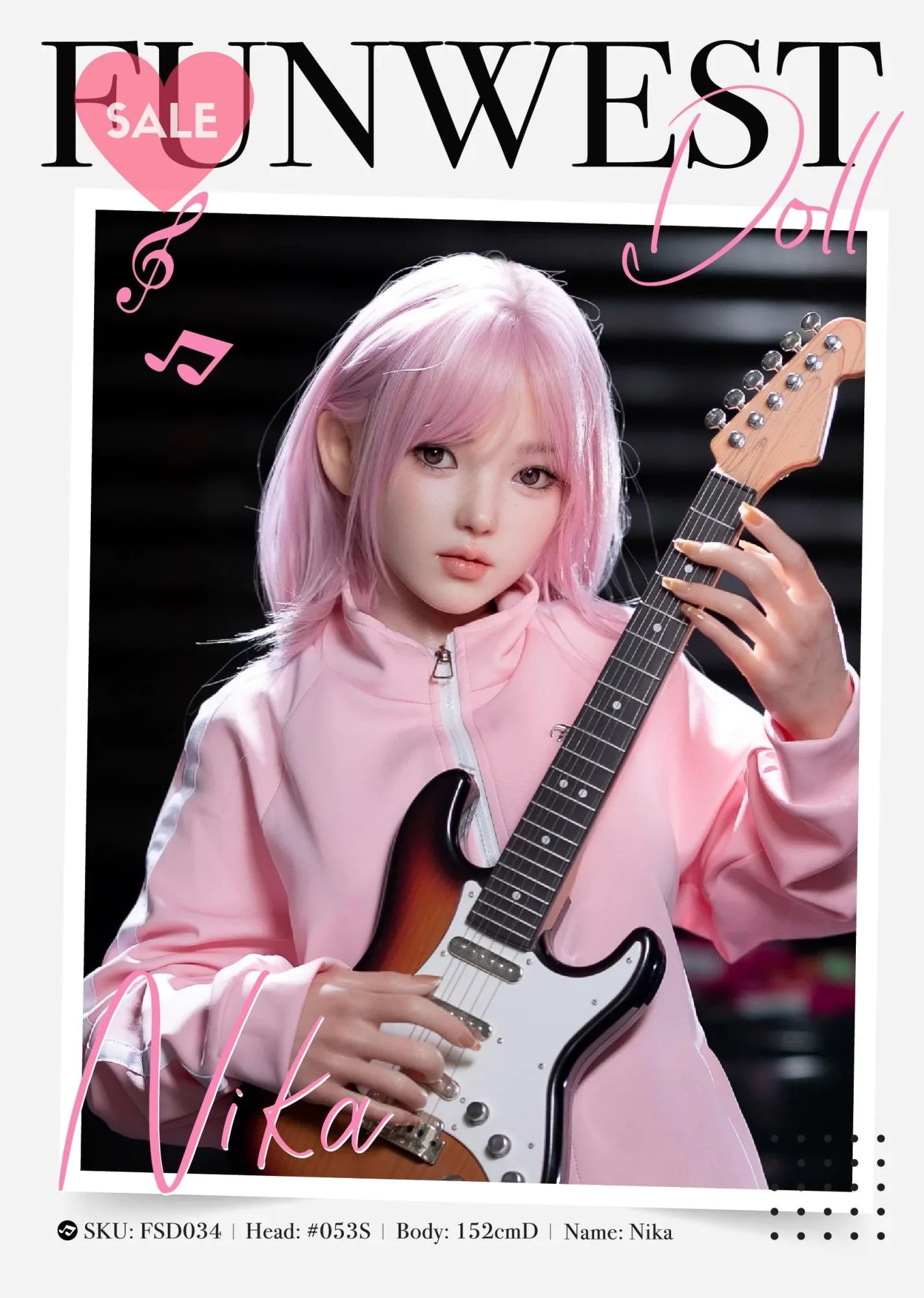 Funwest 152cm D cup  Silicone - Anime Nika [EU STOCK]