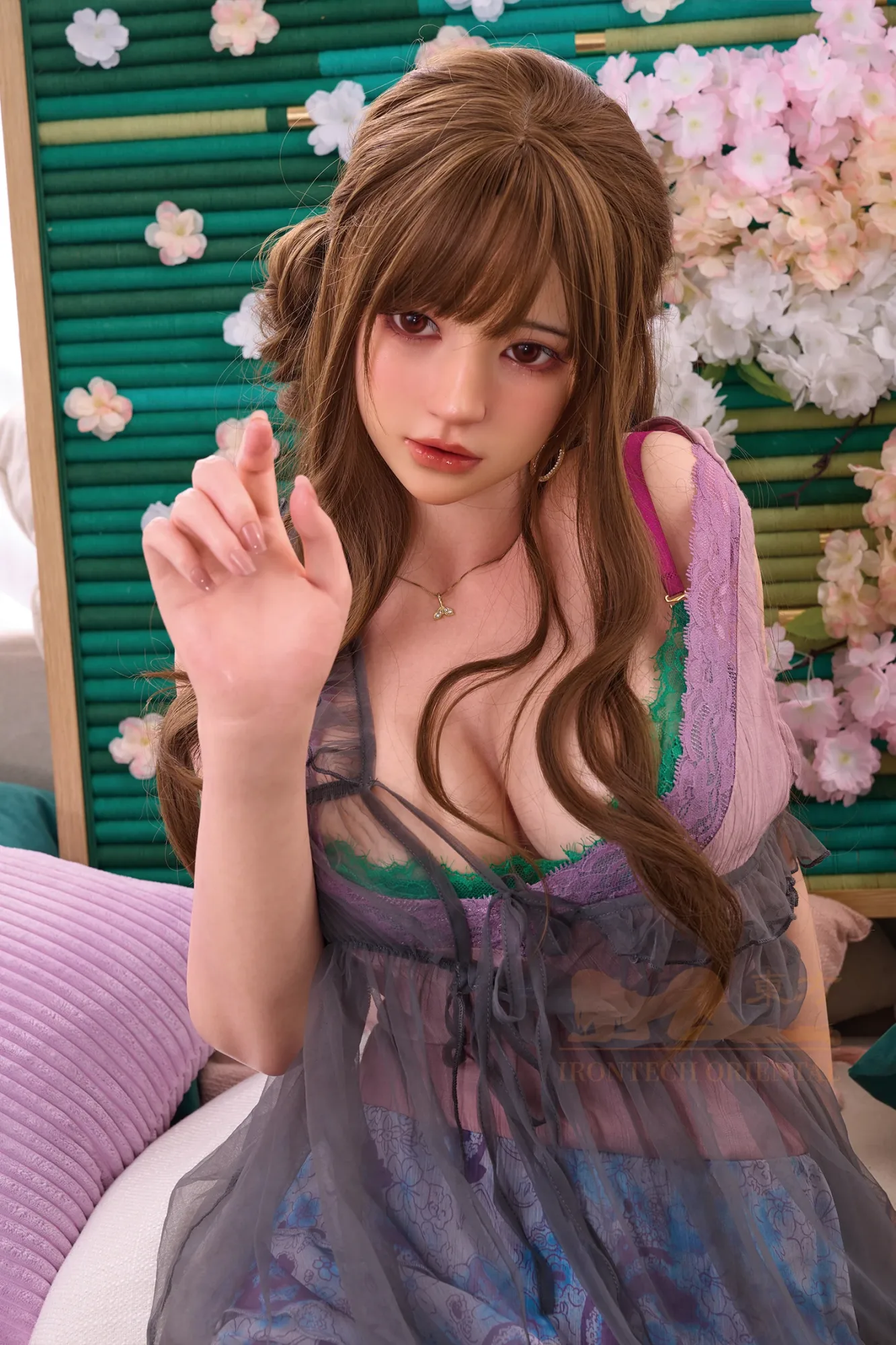 Irontech 161cm Silicone Oriental Series - Evie ROS MAX [Blossom Lover] view 4